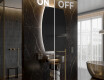 Miroir de salle de bains LED de forme irrégulière M221 #3