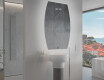 Miroir de salle de bains LED de forme irrégulière M221 #9