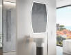 Miroir de salle de bains LED de forme irrégulière M222