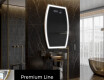Miroir de salle de bains LED de forme irrégulière M222 #4