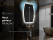 Miroir de salle de bains LED de forme irrégulière M222 #6
