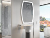 Miroir de salle de bains LED de forme irrégulière M222 #9