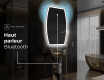 Miroir de salle de bains LED de forme irrégulière M222 #5