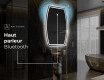 Miroir de salle de bains LED de forme irrégulière M223 #6