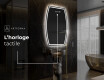 Miroir de salle de bains LED de forme irrégulière M223 #8