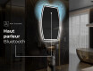 Miroir de salle de bains LED de forme irrégulière M223 #5