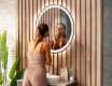 Rond Illumination LED Miroir Sur Mesure Eclairage Salle De Bain 60cm avec Dual color, Interrupteur tactile, Tapis chauffant - L76 #7