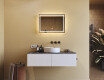 Rectangulaire Illumination LED Miroir Salle De Bain 70x50cm avec Dual color, Interrupteur tactile, Tapis chauffant - L49 #9