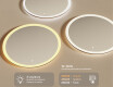 Miroir rond lumineux LED pour salle de bain 80cm avec Dual color, Interrupteur tactile #3