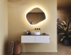 Miroir de salle de bains avec éclairage, 84×74 cm, bicolore, interrupteur tactile, tapis chauffant #9