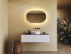 Miroir de salle de bains éclairé, 80×50 cm, bicolore, interrupteur tactile, tapis chauffant #9