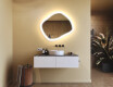 Miroir de salle de bain avec éclairage, 74×64 cm, double coloris, interrupteur tactile, tapis chauffant #9