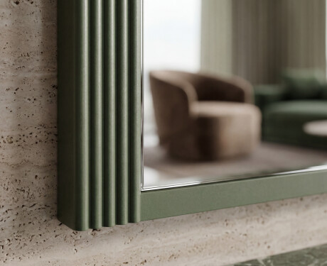 Miroir moderne avec cadre ARCUS en MDF laqué #2