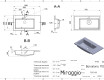 Lavabo BARCELONA 700 L MATT