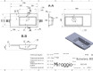 Lavabo BARCELONA 800 R MATT
