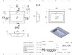 Lavabo DELLA 600 MIRASOFT