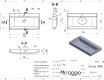 Lavabo VARNA 800 MIRASOFT