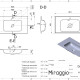 Lavabo DELLA 800 MIRASOFT #1