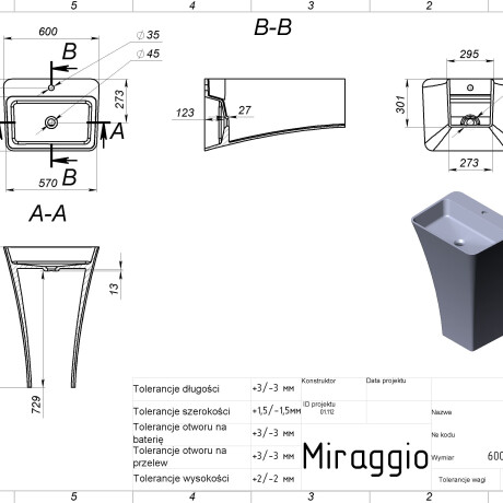 Lavabo SUN #5