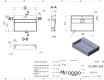 Lavabo ISLAND 600 MATT