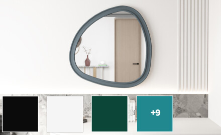 Miroir irrégulier avec cadre en MDF L302