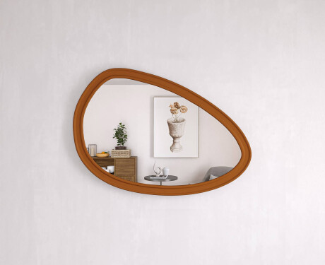 Miroir asymétrique avec cadre décoratif en MDF L304 #10