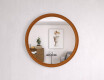 Miroir rond avec finition MDF L300 #10