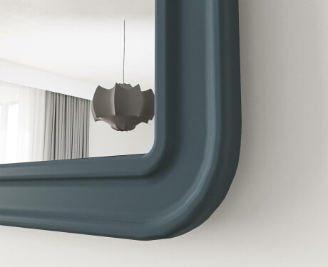 Miroir arrondi avec cadre en MDF L299 #6