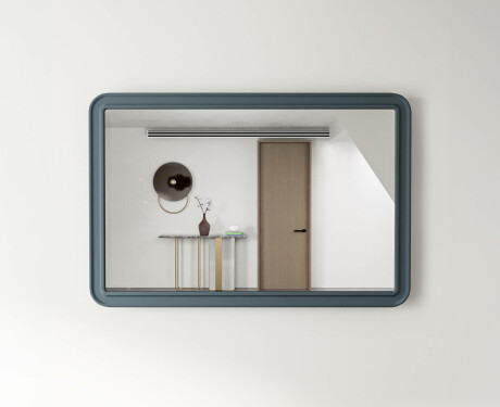 Miroir arrondi avec cadre en MDF L299 #7