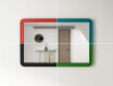 Miroir arrondi avec cadre en MDF L299 #9
