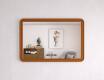 Miroir arrondi avec cadre en MDF L299 #10