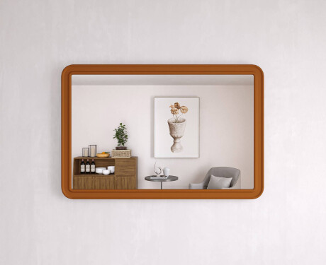 Miroir arrondi avec cadre en MDF L299 #10