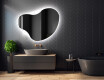 Miroir de salle de bains LED de forme irrégulière N221 #2