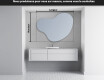 Miroir de salle de bains LED de forme irrégulière N221 #3