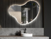 Miroir de salle de bains LED de forme irrégulière N221 #6