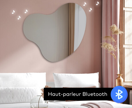Miroir de salle de bains LED de forme irrégulière N221 #8