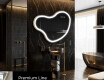 Miroir de salle de bains LED de forme irrégulière N222 #4