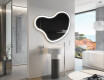 Miroir de salle de bains LED de forme irrégulière N222 #10