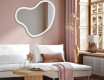 Miroir de salle de bains LED de forme irrégulière N222 #5