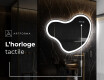 Miroir de salle de bains LED de forme irrégulière N222 #7