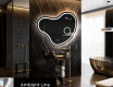 Miroir de salle de bains LED de forme irrégulière N223