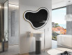 Miroir de salle de bains LED de forme irrégulière N223 #10