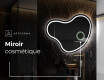 Miroir de salle de bains LED de forme irrégulière N223 #4