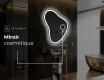 Miroir de salle de bains LED de forme irrégulière V222 #5