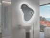 Miroir de salle de bains LED de forme irrégulière V222 #10