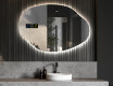 Miroir de salle de bains LED de forme irrégulière O221 #6