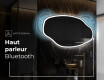 Miroir de salle de bains LED de forme irrégulière O222 #5