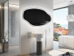 Miroir de salle de bains LED de forme irrégulière O222 #9