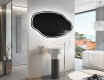 Miroir de salle de bains LED de forme irrégulière O223 #9