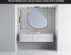 Miroir de salle de bains LED de forme irrégulière H221 #4